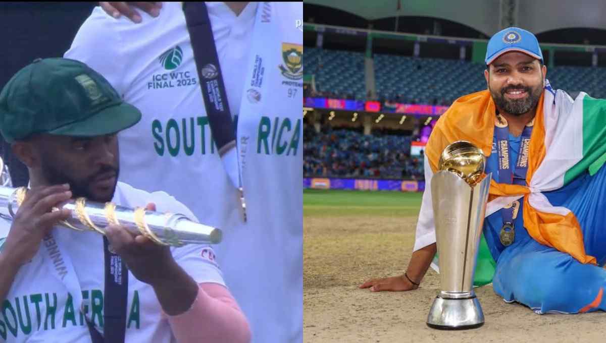 Rohit Sharma and Pat Cummins with ICC trophies – Most successful captains of the decade